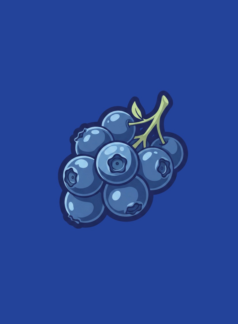 Blueberry card